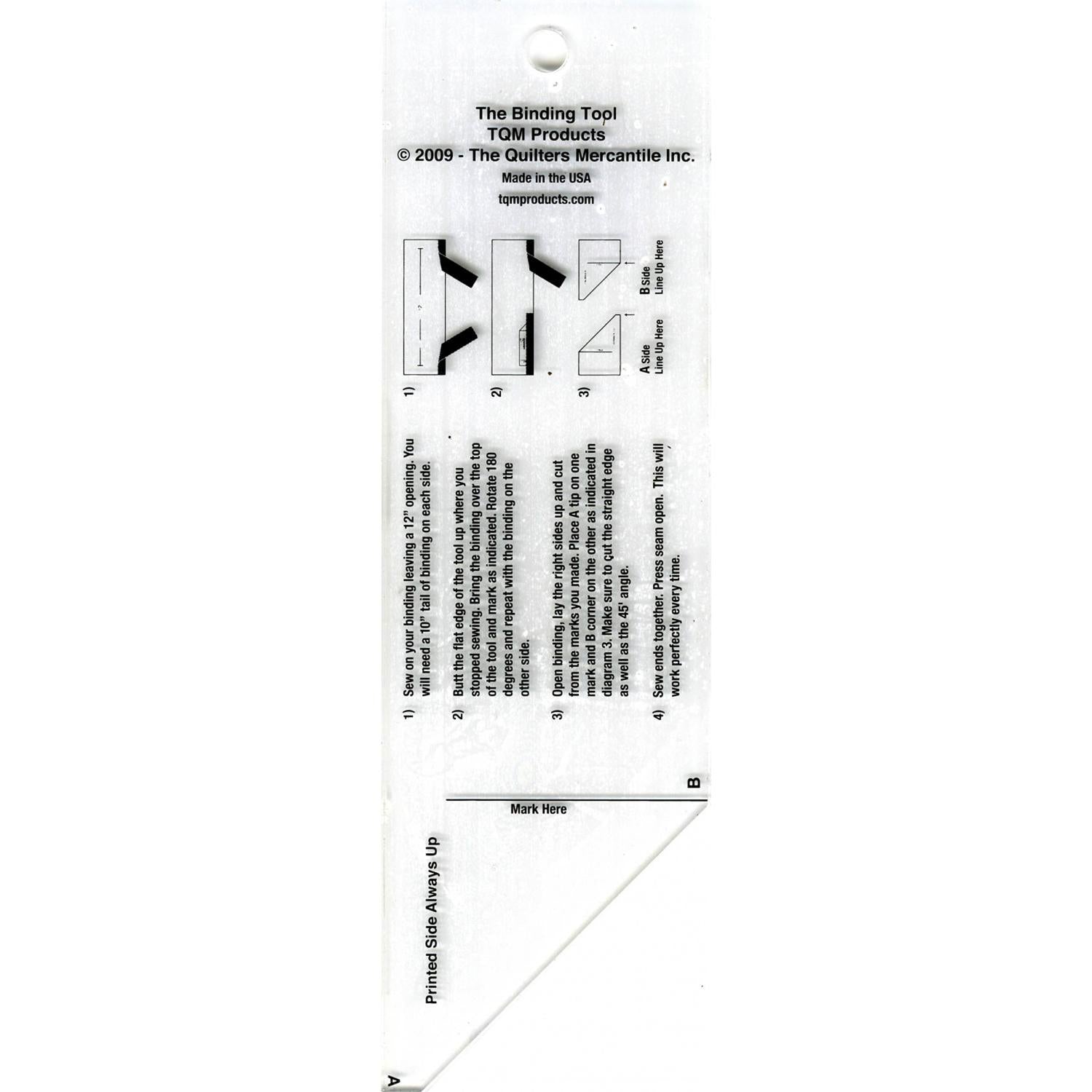 Binding Tool Template Ruler