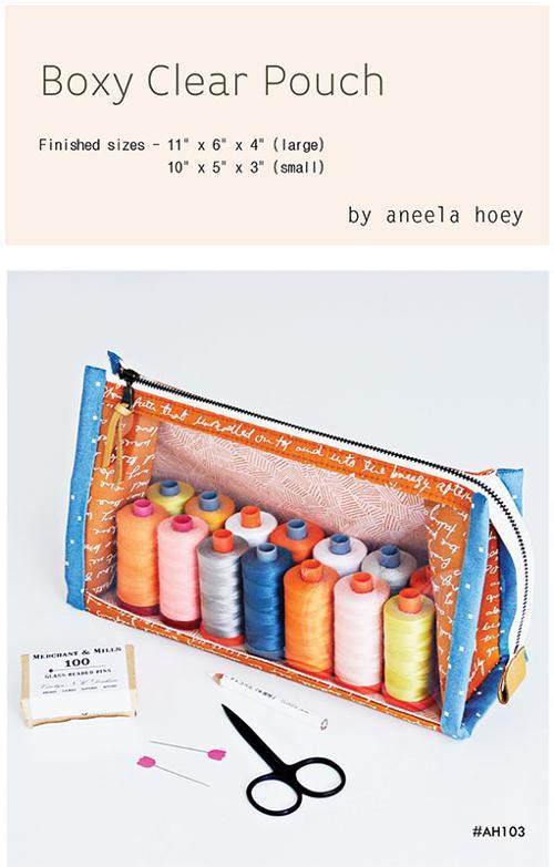 Boxy Clear Pouch by Aneela Hoey