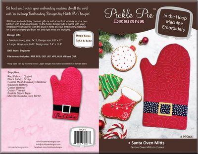 SANTA OVEN MITTS