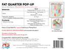 Sew Organized Designs - Fat Quarter Pop Up Pattern