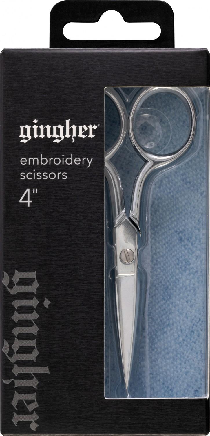 Gingher 4in Embroidery Scissor Straight