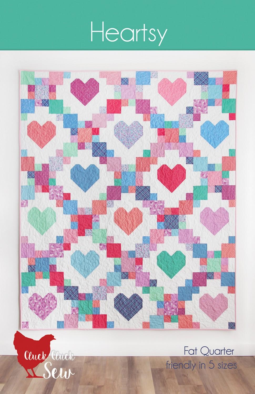 Heartsy Fat Quarter Friendly Quilt