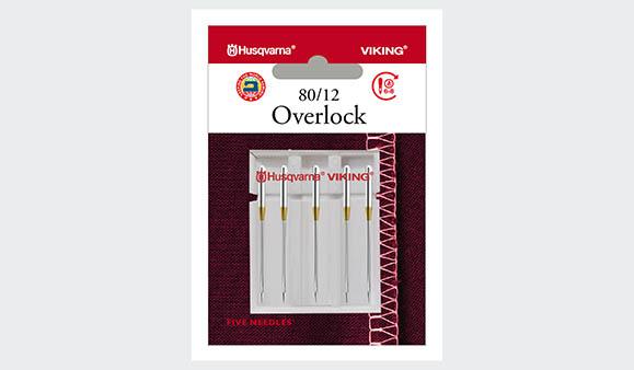 Husqvaran Viking Overlock Needles 80/12 5-Pack