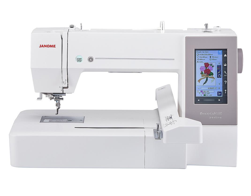 Janome Memory Craft 550e Limited Edition