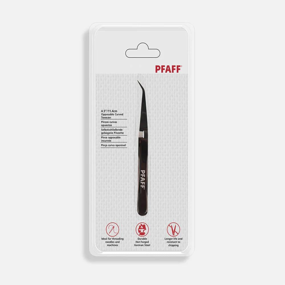 PFAFF 4.5" Opposable Curved Tweezer