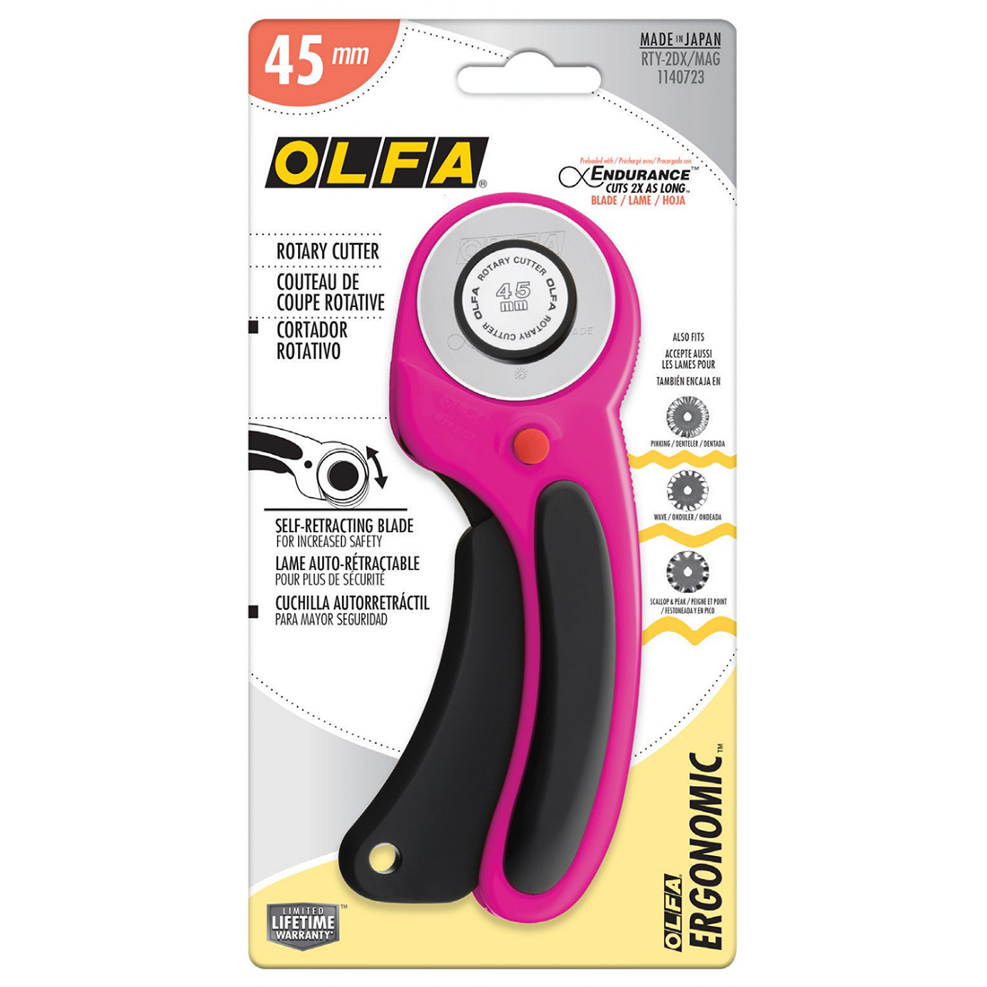 OLFA ROTARY CUTTER ERGONOMIC