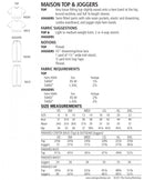 Masion Top & Joggers Pattern by The Sewing Workshop