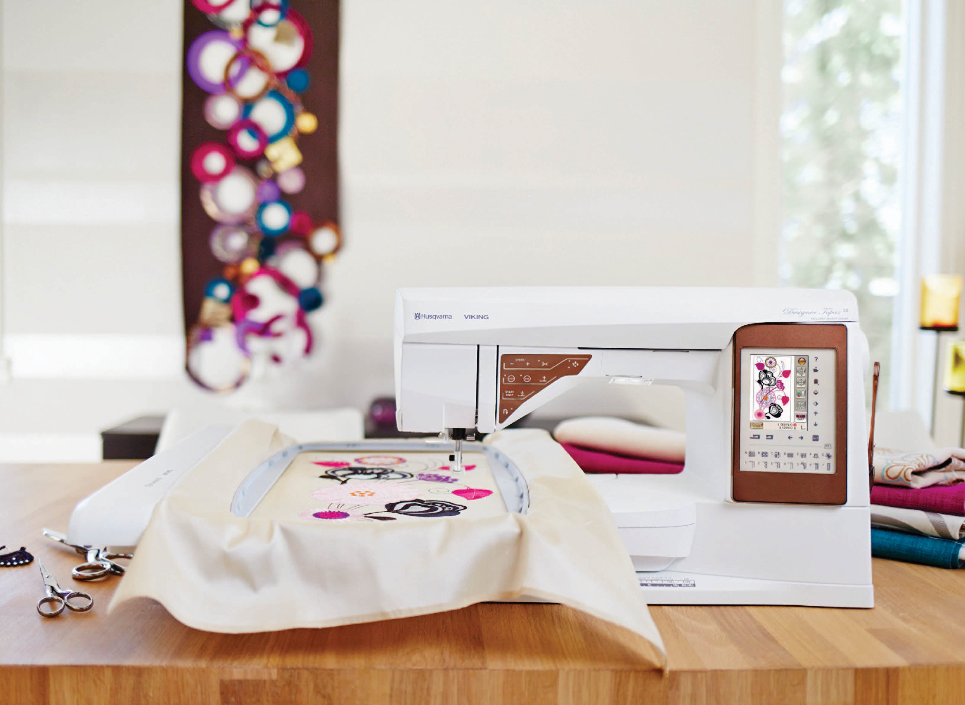 Husqvarna Viking Designer Topaz 50 Sewing & Embroidery Machine