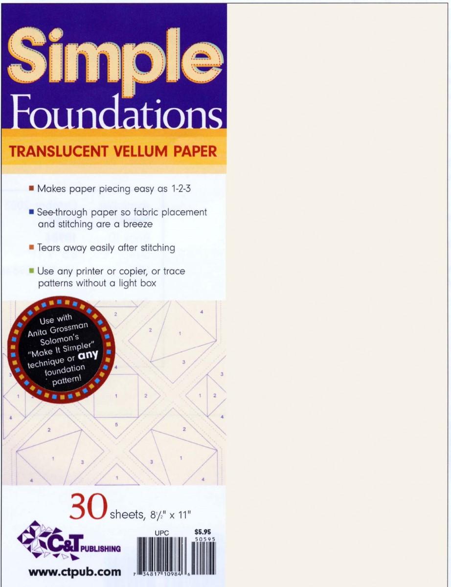 SIMPLE FOUNDATIONS VELLUM