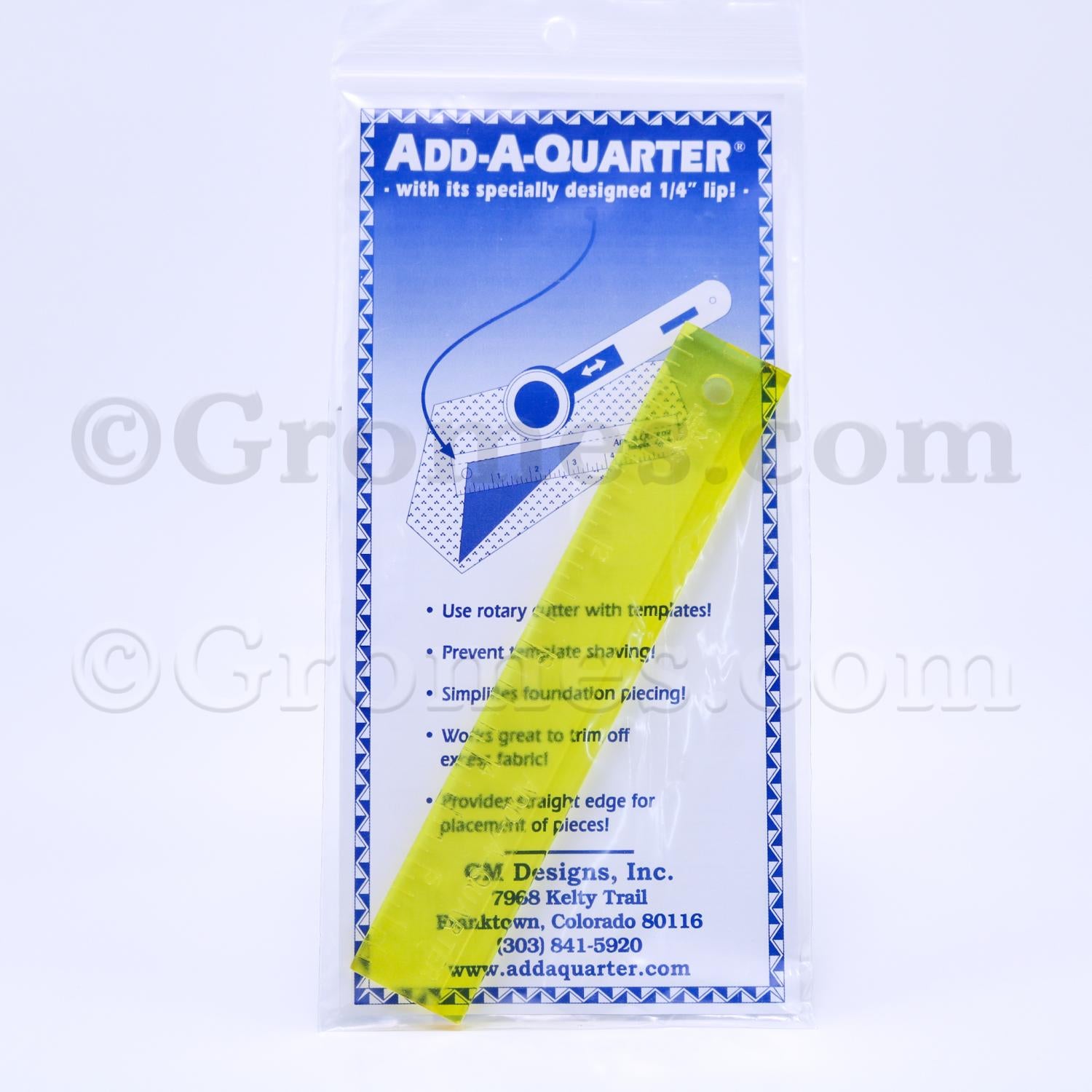 RULER ADD A QUARTER 6 INCH