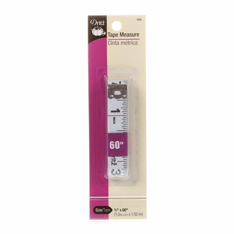 TAPE MEASURE 60IN DRITZ WHT