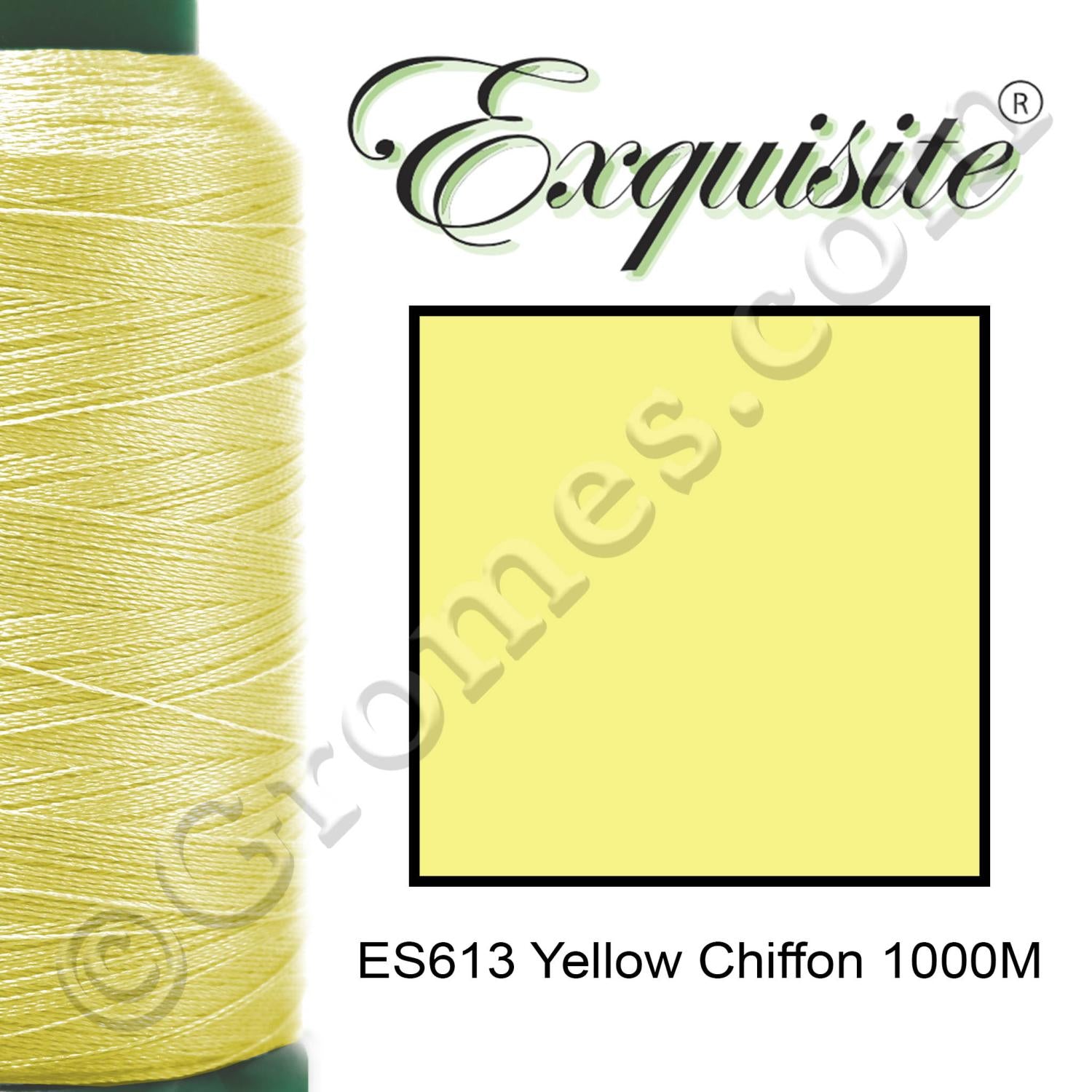 613 YELLOW CHIFFON 1000M