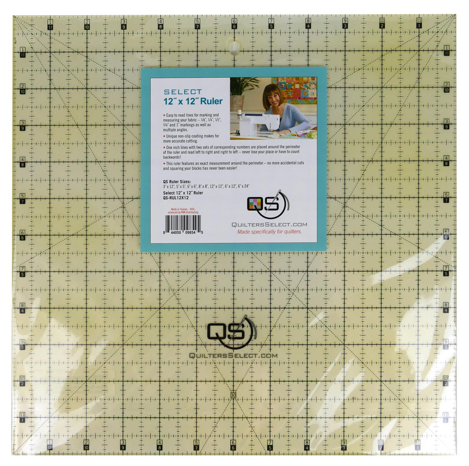 QS 12.5 X 12.5 NON-SLIP RULER