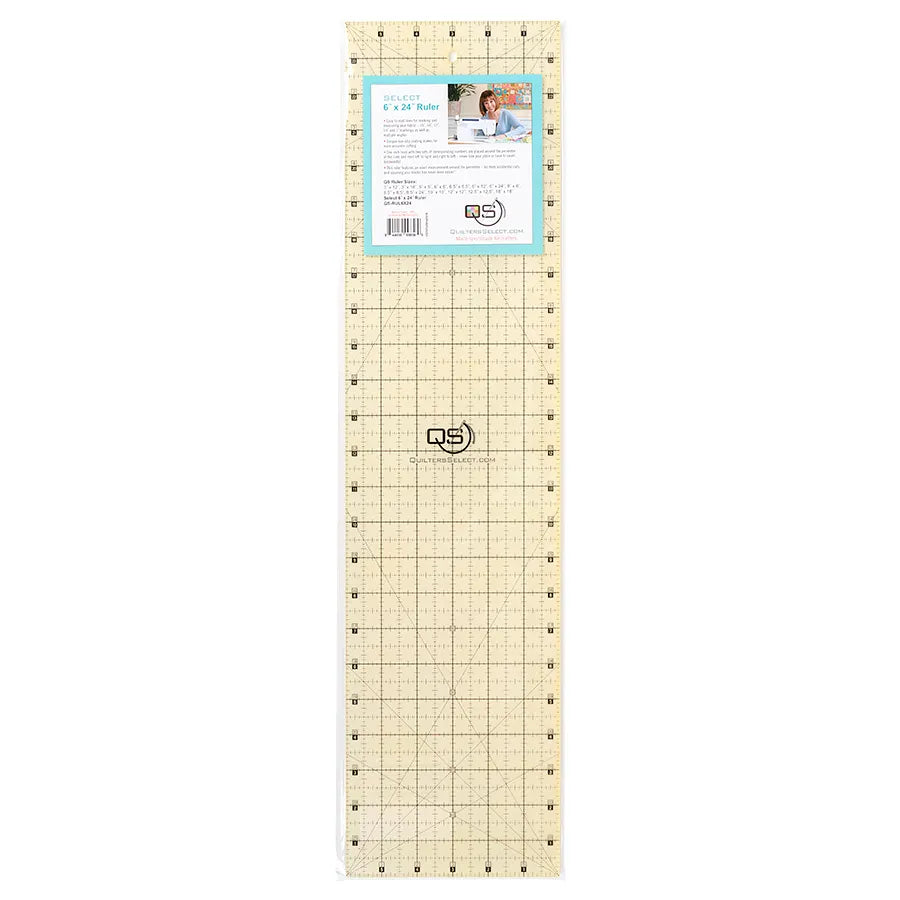 QS 6" X 24" NON-SLIP RULER